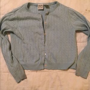 Field Gear Kids Cable Knit Cardigan Sz (S) 7-8